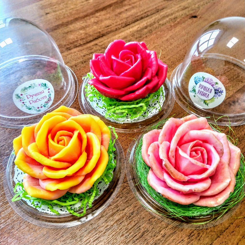 Розы в куполе - подарки из мыла ручной работы от Ирины Шмаковой